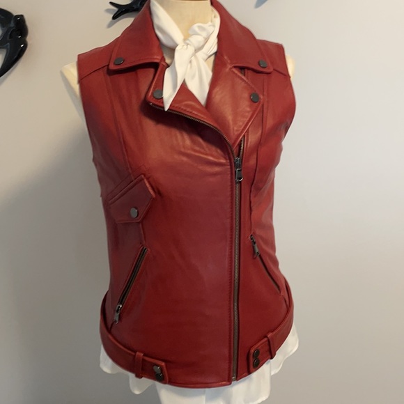 Cache Jackets & Blazers - Cache red moto vest